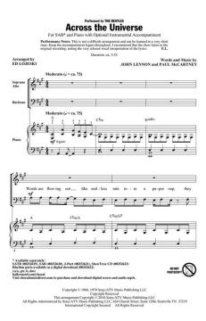 Across the Universe von The Beatles (Download) 