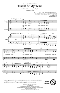 Tracks of My Tears von Marvin Tarplin (Download) 