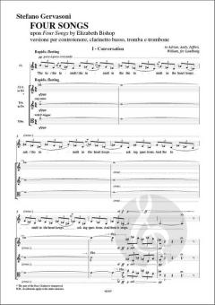 4 Songs von Stefano Gervasoni 