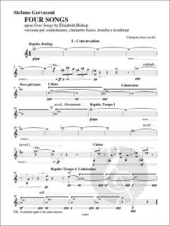 4 Songs von Stefano Gervasoni 