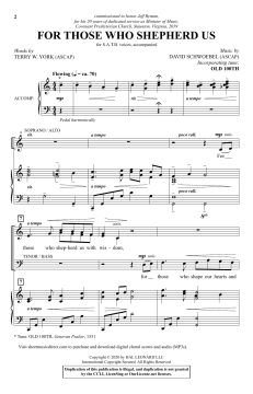 For Those Who Shepherd Us von David Schwoebel 