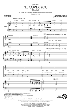 I'll Cover You (Reprise) (Jonathan Larson) 