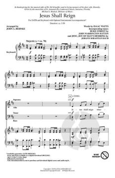 Jesus Shall Reign (Download) 