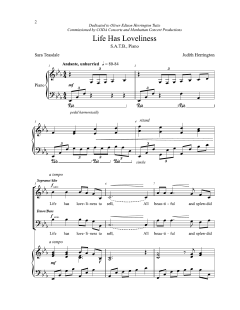 Life Has Loveliness von Judith Herrington 