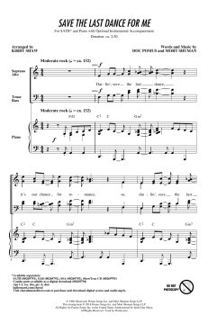 Save the Last Dance for Me von Mort Shuman (Download) 