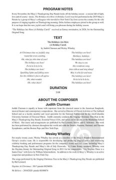 The Holidays Are Here von Judith Clurman (Download) 