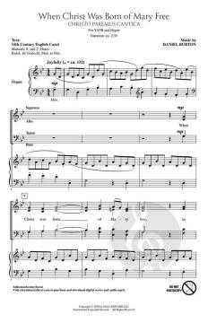 When Christ Was Born of Mary Free von Daniel Burton (Download) 