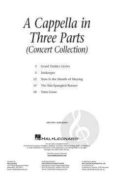 A Cappella in 3 Parts von Roger Emerson (Download) 