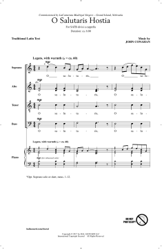 O Salutaris Hostia von John Conahan (Download) 