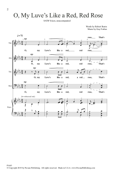 O, My Luve's Like a Red, Red Rose von Guy Forbes 