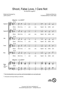 Shoot, False Love, I Care Not von Thomas Morley (Download) 