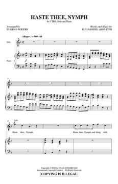 Haste Thee, Nymph von Georg Friedrich Händel 