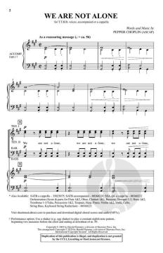 We Are Not Alone von Pepper Choplin (Download) 