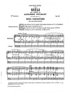 Noëls op. 60 Band 2 von Alexandre Guilmant 