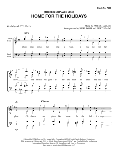 (There's No Place Like) Home for the Holidays von Robert Allen (Download) 