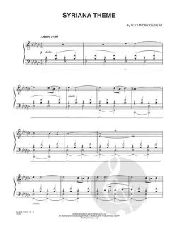 Syriana Theme (from Syriana) von Alexandre Desplat (Download) 