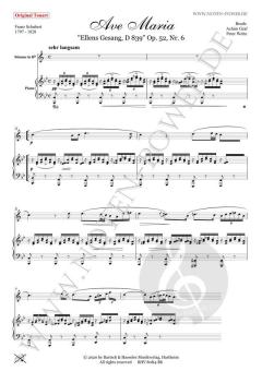 Ave Maria, D 839 von Franz Schubert 