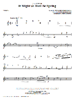 It Might As Well Be Spring von Rodgers & Hammerstein (Download) 