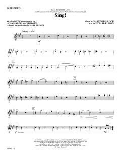 Sing! From A Chorus Line von Marvin Hamlisch (Download) 