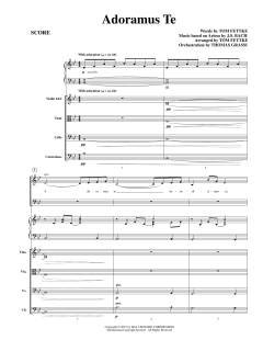 Adoramus Te von Johann Sebastian Bach (Download) 