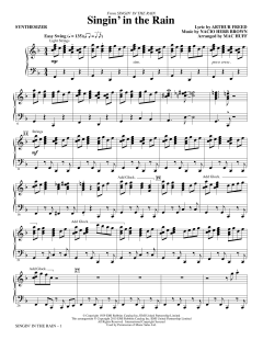 Singin' In The Rain von Nacio Herb Brown (Download) 
