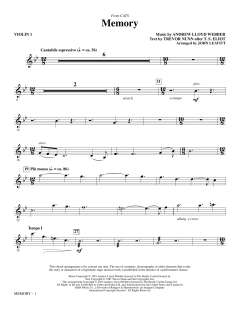 Memory von Andrew Lloyd Webber (Download) 
