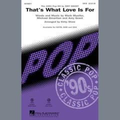 That's What Love Is For (Download) 