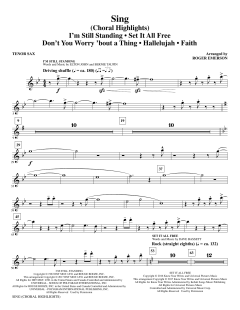 Sing (Choral Highlights) (Download) 