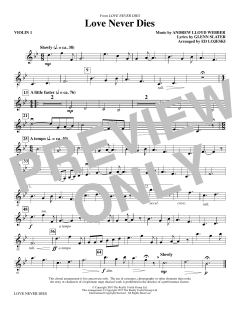 Love Never Dies von Andrew Lloyd Webber (Download) 