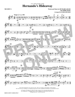 Hernando's Hideaway von Richard Adler (Download) 