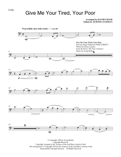 Give Me Your Tired, Your Poor von Irving Berlin (Download) 