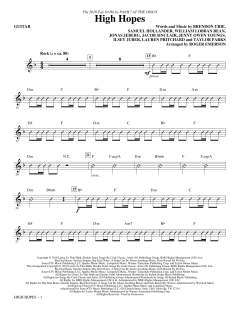 High Hopes von Panic! At The Disco (Download) 
