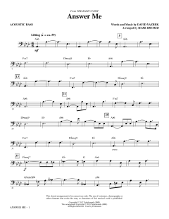 Answer Me von David Yazbek (Download) 