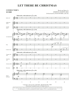 Let There Be Christmas von Joseph M. Martin (Download) 