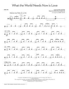 What the World Needs Now Is Love von Burt Bacharach (Download) 
