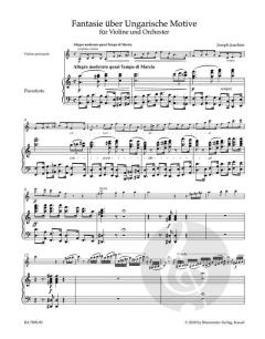 Fantasie über Ungarische Motive - Fantasie über Irische [Schottische] Motive von Joseph Joachim (Download) 
