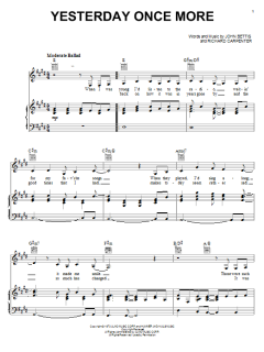 Yesterday Once More von John Bettis (Download) 