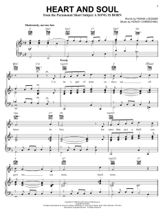 Heart And Soul von Frank Loesser (Download) 