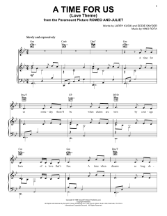 A Time For Us (Love Theme) von Nino Rota (Download) 