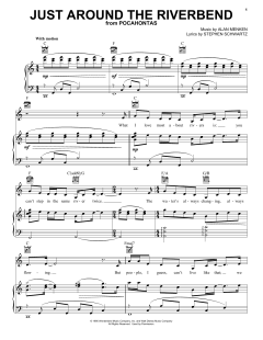 Just Around The Riverbend von Alan Menken (Download) 