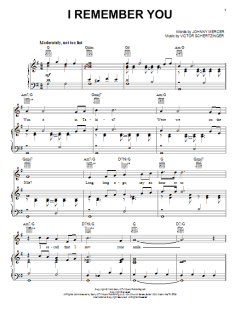 I Remember You von Johnny Mercer (Download) 