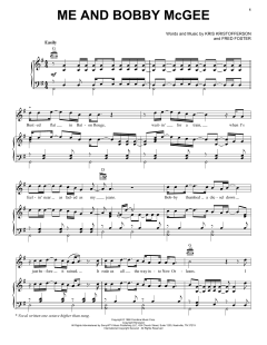 Me And Bobby McGee von Janis Joplin (Download) 