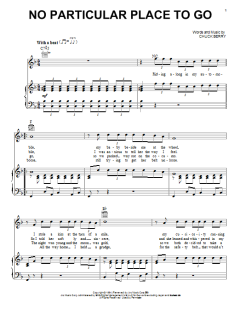 No Particular Place To Go von Chuck Berry (Download) 