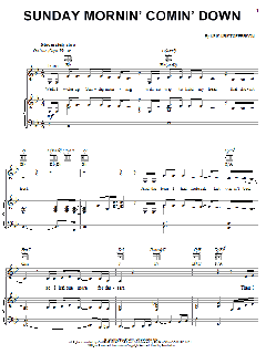 Sunday Mornin' Comin' Down von Johnny Cash (Download) 