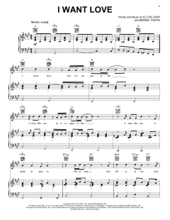I Want Love von Elton John (Download) 