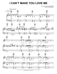I Can't Make You Love Me von Bonnie Raitt (Download) 