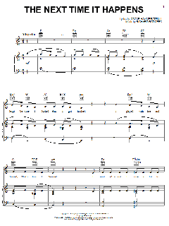 The Next Time It Happens von Rodgers & Hammerstein (Download) 