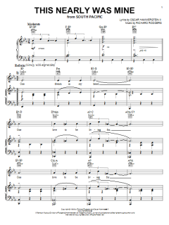 This Nearly Was Mine von Rodgers & Hammerstein (Download) 