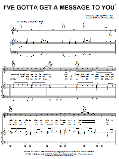 I've Gotta Get A Message To You von Bee Gees (Download) 