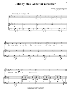 Johnny Has Gone For A Soldier von Traditional (Download) 